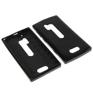 HR TPU Sleeve Gel Cover Skin Case for Verizon Nokia Lumia 928  Black: Cell Phones & Accessories