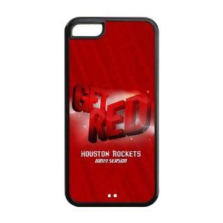 NBA Houston Rockets Get Red Team Logo iPhone 5C Best TPU And PC Case for Fans: Cell Phones & Accessories