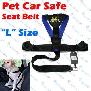 Car Large sized Adjustable Dog Pet Safety Seat Belt Harness: Electronics