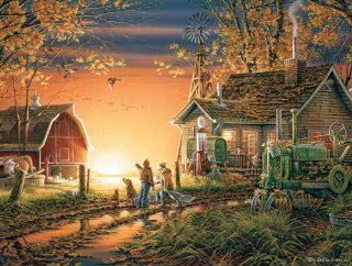 White Mountain Puzzles Morning Surprise   1000 Piece Jigsaw Puzzle: Toys & Games