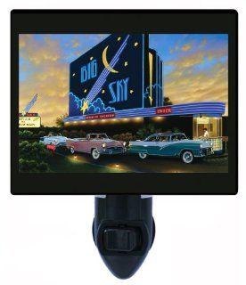 Cars Night Light   Double Feature   Auto Drive In LED NIGHT LIGHT   Double Feature Led Picture  