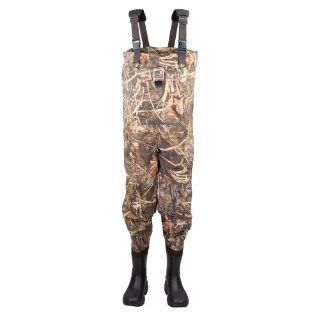 Hodgman Quivera Insulated Chest Wader (RealTree Max 4 Camo, 10) : Chest Wader Boots : Sports & Outdoors
