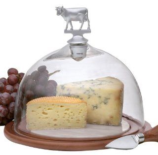 BonJour La Fromagerie Cheese Dome Set with Knife: Kitchen & Dining