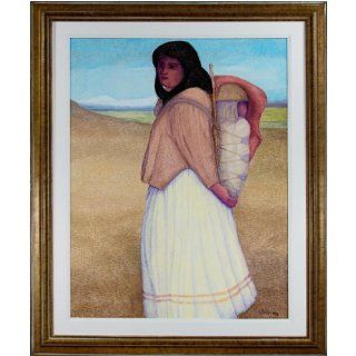 Art: Apache, Mother & Child : Oil : Ernesto Gutierrez