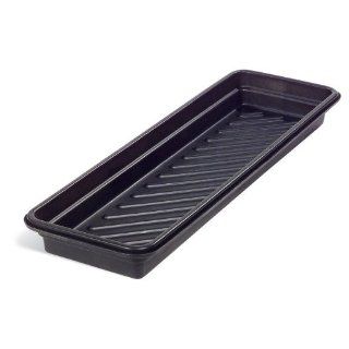 New Pig PAK918 LDPE Utility Containment Tray, 11.96 Gallon Capacity, 52 1/4" Length x 16 1/4" Width x 5" Height, Black: Science Lab Trays: Industrial & Scientific