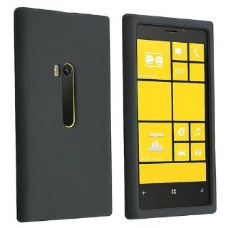 eForCity Silicone Case compatible with Nokia Lumia 920, Black: Cell Phones & Accessories