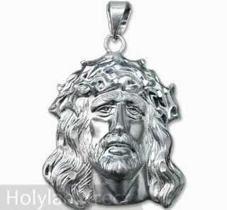 Sterling Silver Jesus Piece Pendant (925) : Other Products : Everything Else