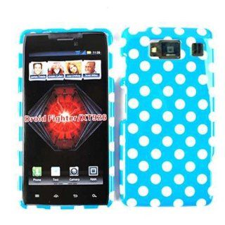 COVER FOR MOTOROLA DROID RAZR HD CASE FACEPLATE HARD PLASTIC POLKA DOTS TP1633 XT926 CELL PHONE ACCESSORY: Cell Phones & Accessories