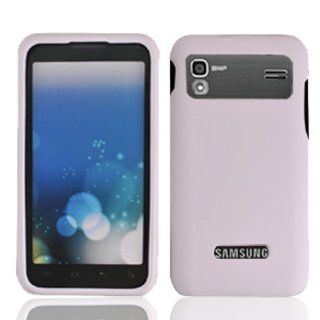 Samsung Captivate Glide i927 i 927 White Rubber Feel / Rubberized Snap On Hard Protective Cover Case Cell Phone: Cell Phones & Accessories