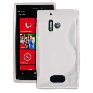 Fosmon DURA S Series Flexible SLIM Fit TPU Case for Nokia Lumia 928 (Clear): Cell Phones & Accessories