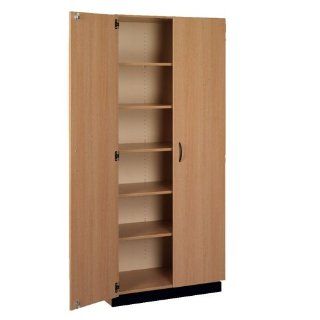 Stevens Industries Double Door Laminate Storage Cabinet with Lock : Office Products