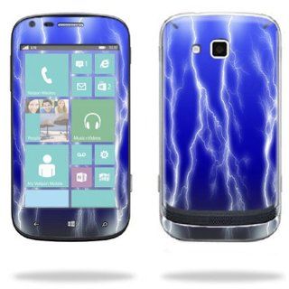 MightySkins Protective Skin Decal Cover for Samsung ATIV Odyssey SCH I930 Cell Phone Verizon Sticker Skins Lightning Storm: Electronics