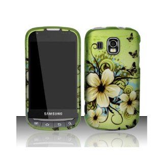 Green Flower Hard Cover Case for Samsung Transform Ultra SPH M930: Cell Phones & Accessories
