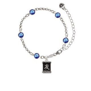 Chinese Character Symbols   Friendship Sapphire Fiona Bracelet: Delight Jewelry: Jewelry