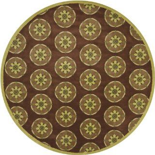 Dharma Collection Hand tufted Contemporary Rug (7'9 Round) by Chandra Rugs   Handmade Rugs