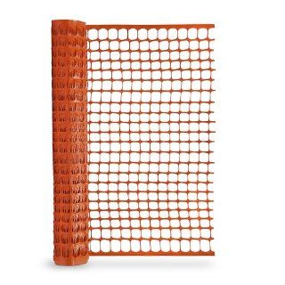 Snow Fence, Orange Color, 4' x 100' Multi Purpose Warning Safety Fence, 90 lbs Tensile Strength: Industrial Warning Signs: Industrial & Scientific