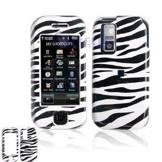 Zebra Design Snap On Cover Hard Case Cell Phone Protector for Samsung SCH U940 SCHU940 Glyde PDA: Cell Phones & Accessories