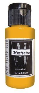 Badger Air Brush Company, 2 Ounce Bottle Minitaire Airbrush Ready, Water Based Acrylic Paint, Cracked Leather