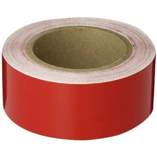 Brady 55261 Length, 2" Width, B 946 High Performance Vinyl 90' Red Color Pipe Banding Tape: Industrial Pipe Markers: Industrial & Scientific