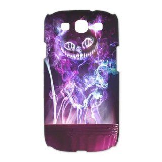 Custom Cheshire Cat 3D Cover Case for Samsung Galaxy S3 III i9300 LSM 947 Cell Phones & Accessories