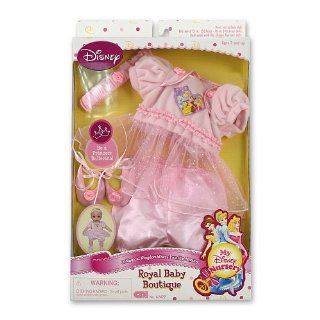 Disney Royal Baby Boutique Be A Princess Ballerina! Disney Nursery Doll Outfit Fashion Pink: Toys & Games
