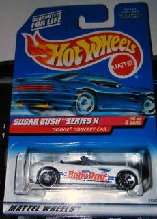 Sugar Rush 2 Series #4 Dodge Concept Car Metal Base WIth DCC And Concept On Base #972 Condition Mattel Hot Wheels 1:64 Scale: Toys & Games