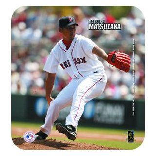 Specialbuy Boston Red Sox Dice k "Action" Mousepad From Toon Art Mlb Fan Major League Baseball Game Decoration Accessories: Sports & Outdoors
