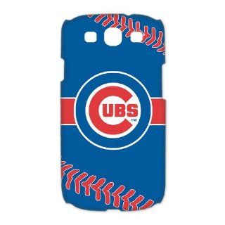 Custom Chicago Cubs 3D Cover Case for Samsung Galaxy S3 III i9300 LSM 978 Cell Phones & Accessories