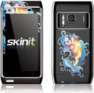 Paintings   Koi on Black   Nokia N8   Skinit Skin: Cell Phones & Accessories