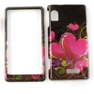 For Motorola Droid 2 A955 Pink Hearts Case Accessories: Cell Phones & Accessories