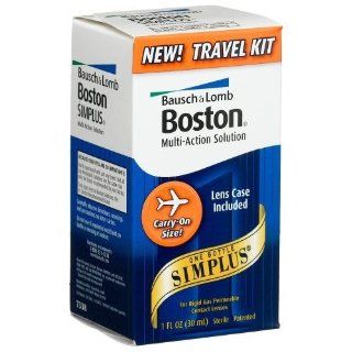 SPECIAL Pack of 5  BOSTON MULT ACTION TRAVEL KIT 1OZ BAUSCH AND LOMB Health & Personal Care