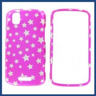 Motorola A957 (DROID Pro) Star On Hot Pink Protective Case: Cell Phones & Accessories