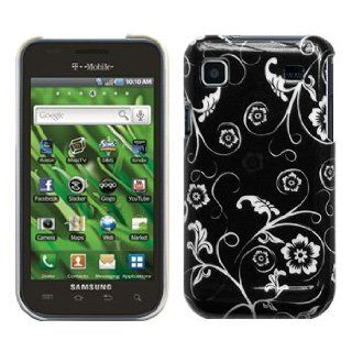 Cbus Wireless Black & White Flower Hard Case / Cover / Shell for Samsung Vibrant T959 / Galaxy S 4G T959V Cell Phones & Accessories