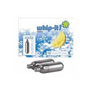 Whip It co2 cartridges for Soda Siphons (10 pack): Seltzer Bottle Chargers: Kitchen & Dining