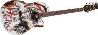 Ovation Celebrity NS28 Nikki Sixx"Heroin Diaries" Acoustic Electric Guitar Heroin Diaries: Musical Instruments