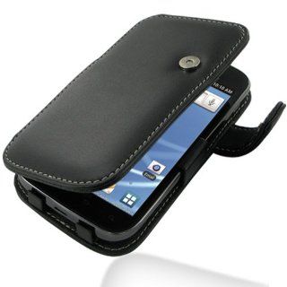 PDair Leather Case for Samsung Galaxy S II SGH T989   Book Type (Black): Electronics