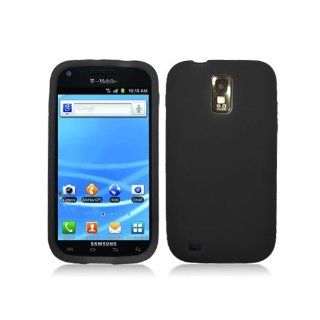 Black Soft Silicone Gel Skin Cover Case for Samsung Galaxy S2 S II T Mobile T989 SGH T989 Hercules: Cell Phones & Accessories