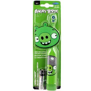 Angry Birds Turbo Powered Toothbrush [Green Pig]: Toys & Games