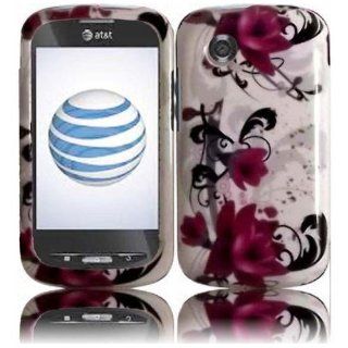 Lily Design Hard Case Cover ZTE Merit 990G Avail Z990 Purple: Cell Phones & Accessories