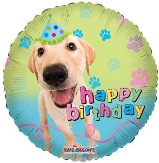 Single Source Party Suppies   18" Birthday Dog Mylar Foil Balloon: Toys & Games