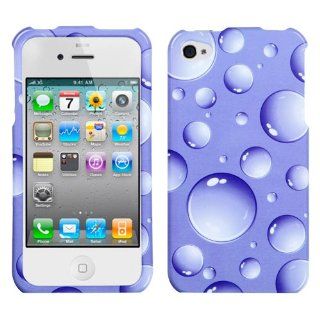 MYBAT IPHONE4HPCIM967NP Slim and Stylish Snap On Protective Case for iPhone 4   Retail Packaging   Purple Bigger Bubbles: Cell Phones & Accessories