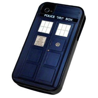 Doctor Who Tardis Police Call Box Design iphone 4 4S Defender/Builder Heavy Duty Case/Cover Shock Proof Cover: Cell Phones & Accessories