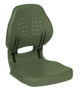 Wise Plastic Folding Boat Seat, OD Green : Sports & Outdoors