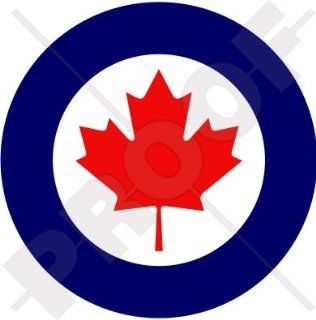 CANADA Canadian AirForce RCAF AIRCOM Aircraft Roundel 4" (100mm) Vinyl Sticker, Decal: Everything Else
