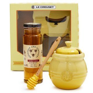 Le Creuset Honey Pot Gift Set : Grocery & Gourmet Food