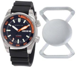 New St. Moritz Momentum Innerspace Men's Dive Watch & Underwater Timer for Scuba Divers with Black Hyper Rubber Band & FREE Watch Protector Valued at $12.95 Value for Added Protection to the Glass Face of Your Dive Watch: Watches