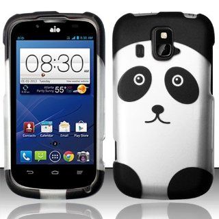 Rubberized Plastic Panda Bear Hard Cover Snap On Case For ZTE Overture Z995 W/ Free Car Charger (StopAndAccessorize) Cell Phones & Accessories