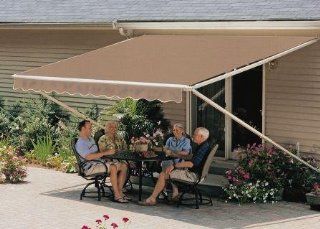 12FT SunSetter Taupe 1000XT Retractable Awning: Patio, Lawn & Garden