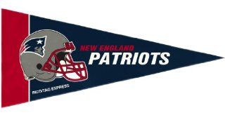 New England Patriots NFL Mini Pennants   8 Piece Set  Sports Related Pennants  Sports & Outdoors