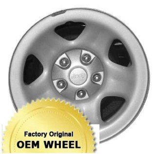 JEEP CHEROKEE,WRANGLER 15X7 5 SPOKE Factory Oem Wheel Rim  STEEL SILVER   Remanufactured: Automotive